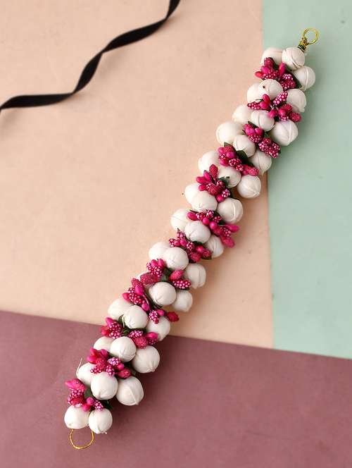  pink & white toned embellished hair accessory set - 18384430 -  Standard Image - 0