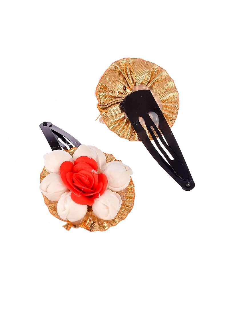 Set Of 2 Red Floral Tic Tac Hair Clip - 18386341 -  Standard Image - 3