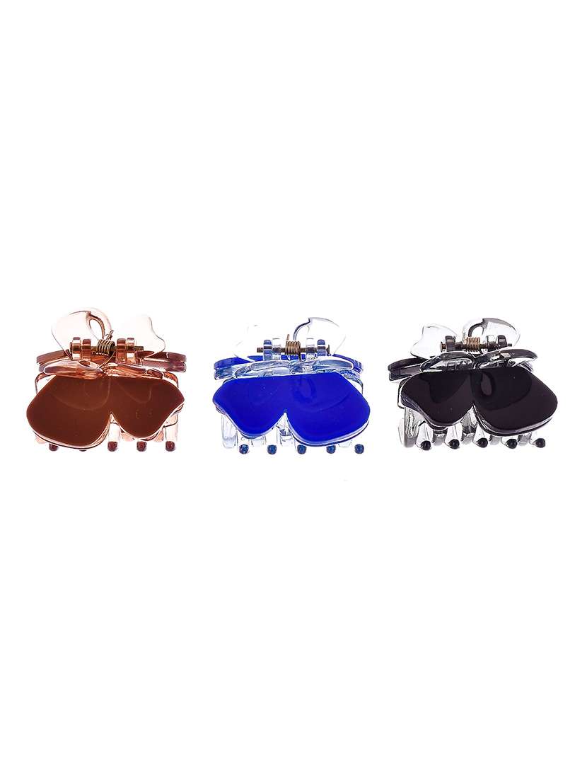 set of 3 multi colored claw clip - 18386481 -  Standard Image - 3