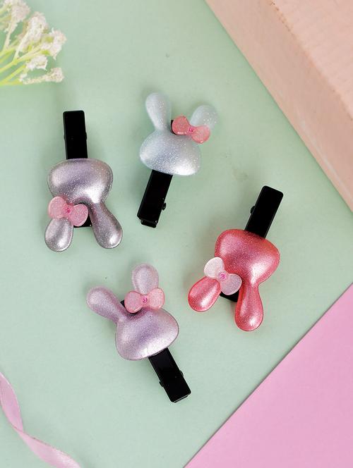 set of 4 mickey alligator hairpin - 18386645 - Standard Image - 0