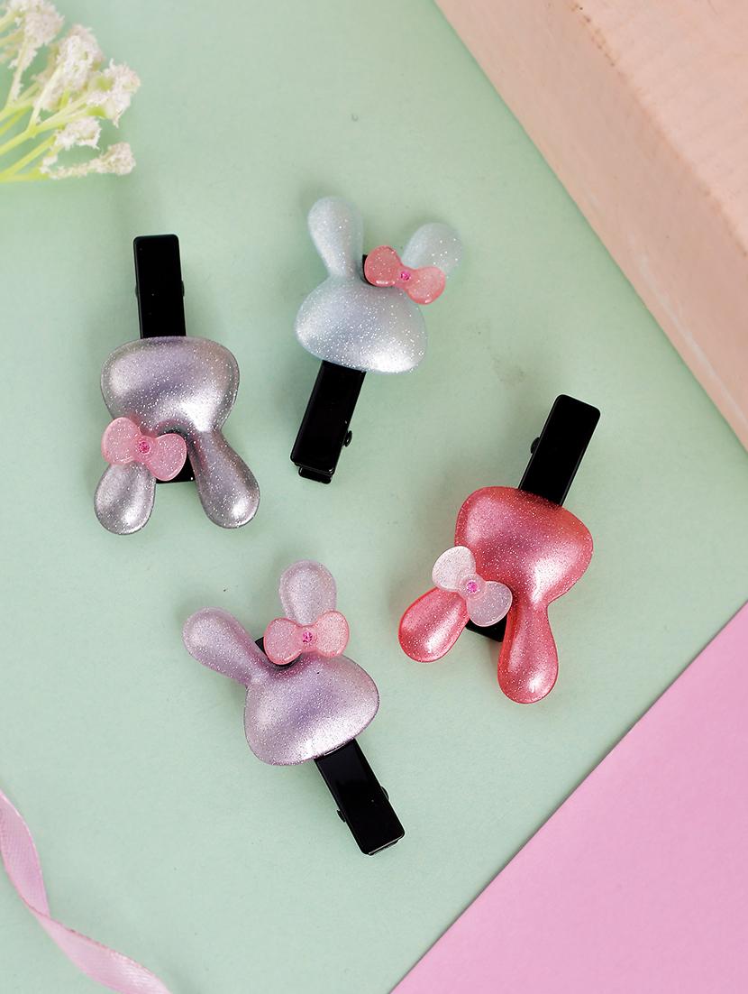 set of 4 mickey alligator hairpin - 18386645 - Zoom Image - 0