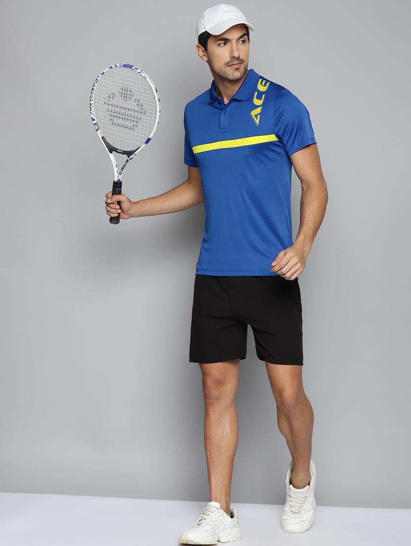 blue printed polo t-shirt - 18387140 - Standard Image - 3