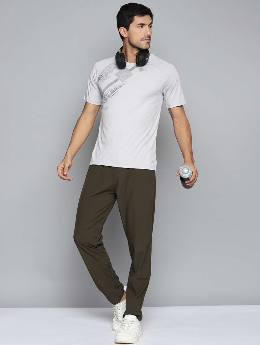 grey chest-printed t-shirt - 18387146 -  Standard Image - 3