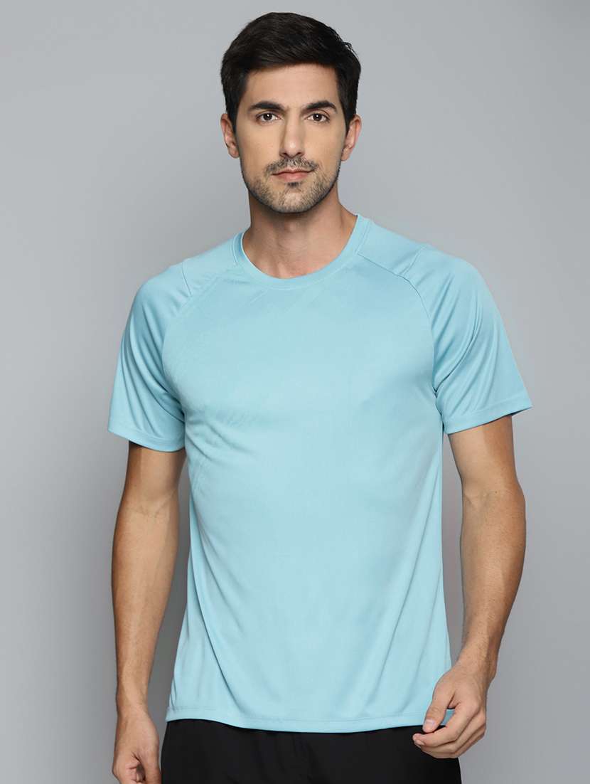 light blue solid t-shirt - 18387147 -  Zoom Image - 0