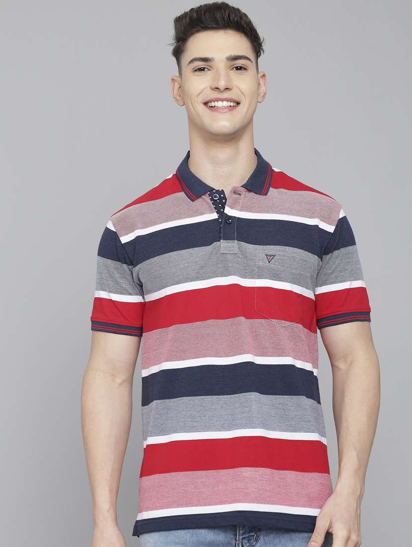 red striped polo t-shirt - 18388261 - Zoom Image - 0