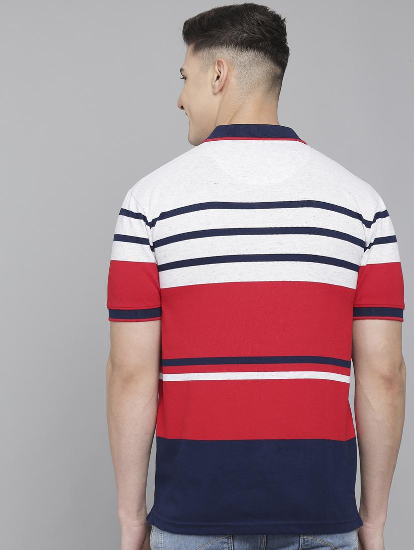 red striped polo t-shirt - 18388274 - Standard Image - 3