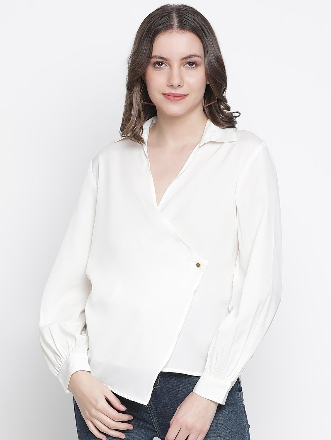overlap neck high low top - 18388483 - Zoom Image - 0