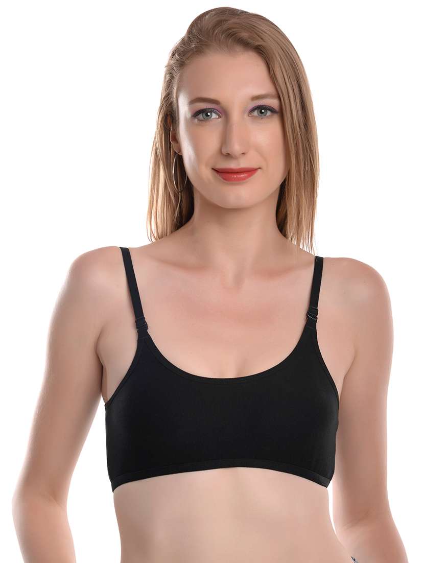 pack of 2 solid sports bra - 18389533 -  Standard Image - 3