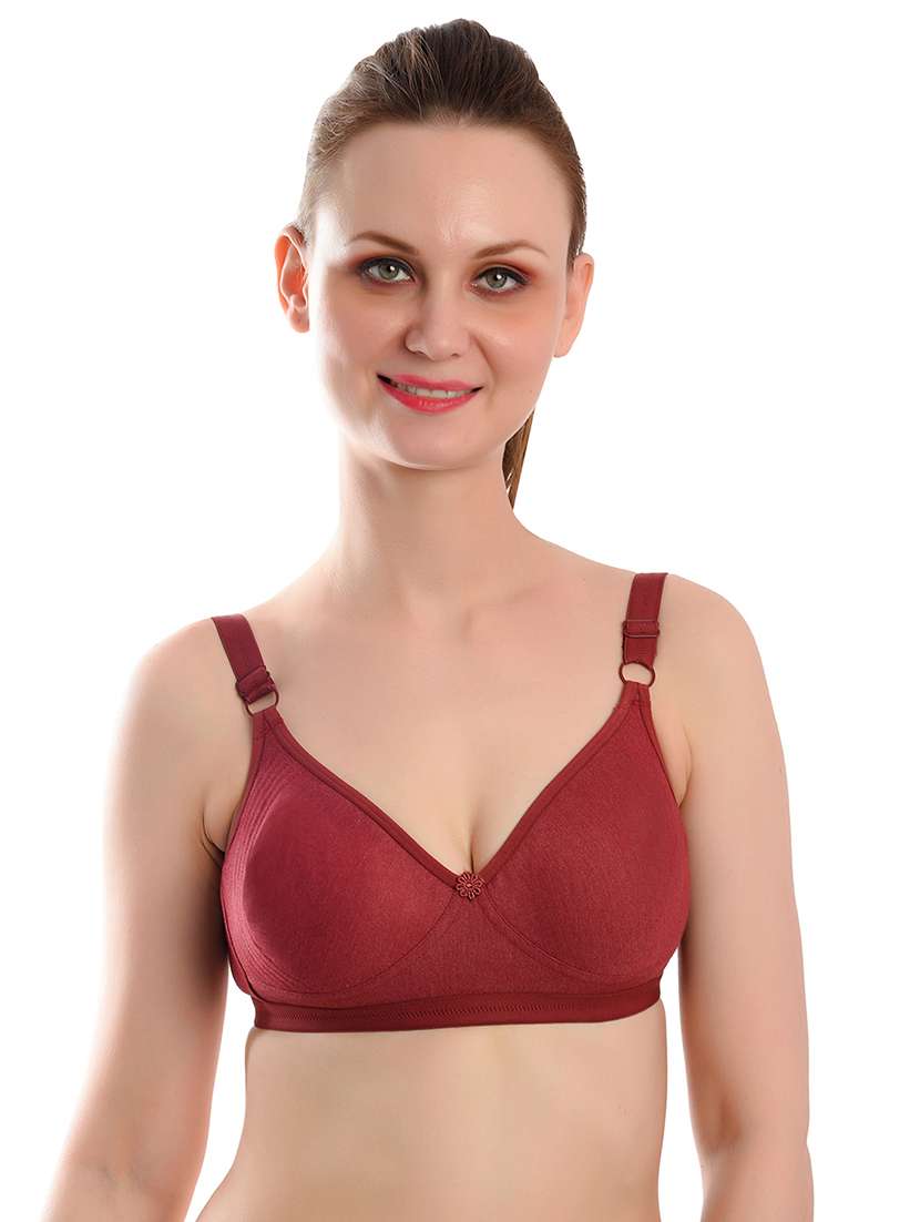 pack of 2 solid regular bra - 18389553 -  Standard Image - 3