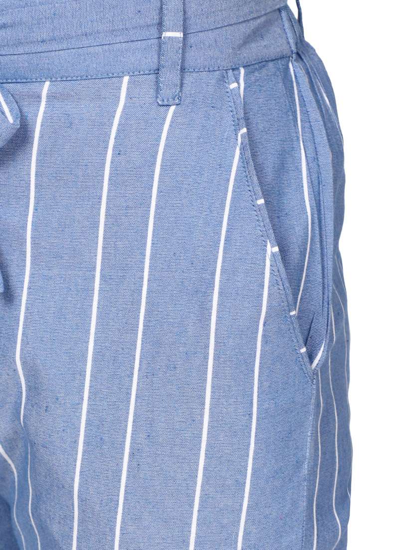 women mid rise striped cigarette pant - 18389613 - Standard Image - 5