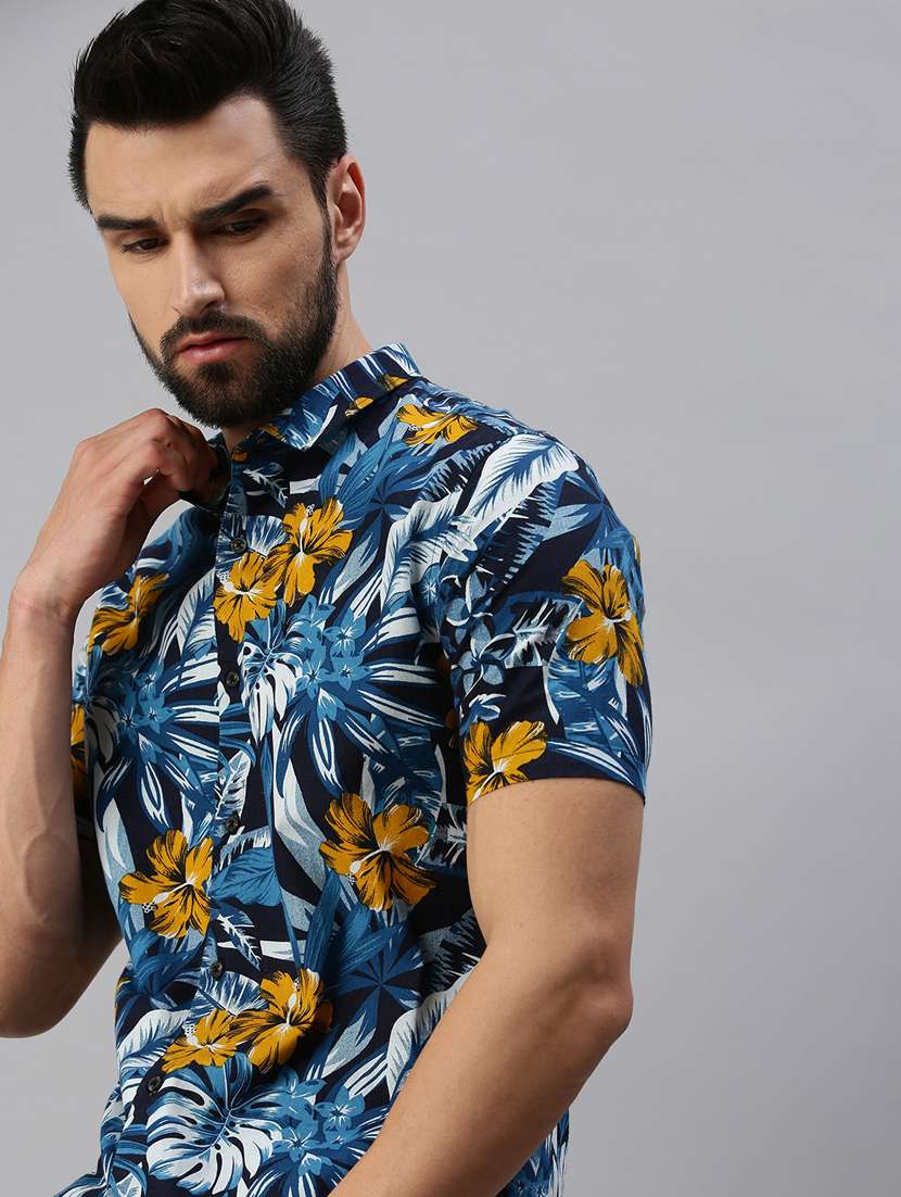 mens florals casual shirt - 18389620 -  Standard Image - 5