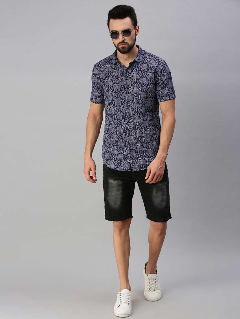 mens florals casual shirt - 18389679 -  Standard Image - 3