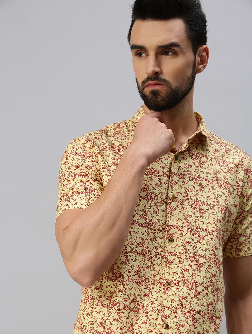 mens printed casual shirt - 18389681 - Standard Image - 5