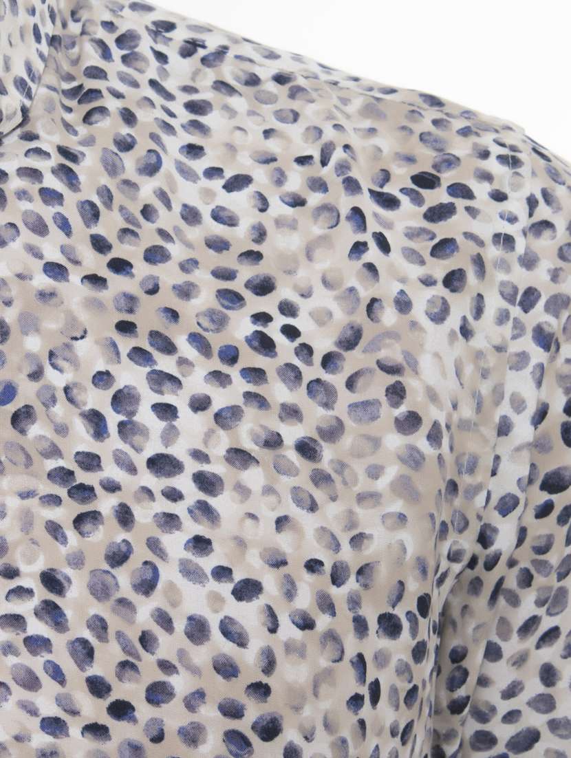 white printed casual shirt - 18389918 -  Standard Image - 5