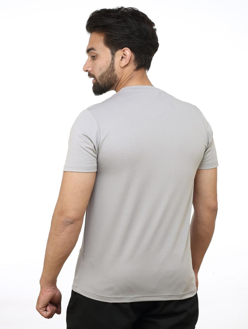 grey solid t-shirt - 18390005 - Standard Image - 3
