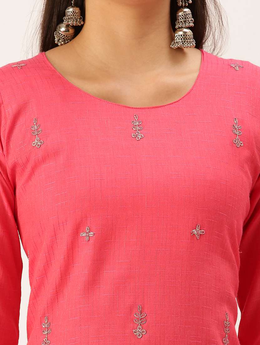 women's straight kurta - 18390176 -  Standard Image - 3
