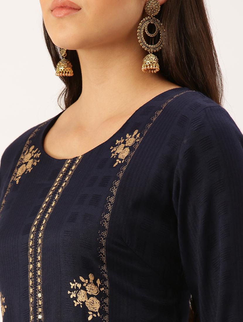 women's straight kurta - 18390206 - Standard Image - 3