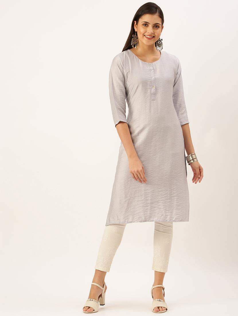 women's straight kurta - 18390208 - Zoom Image - 0