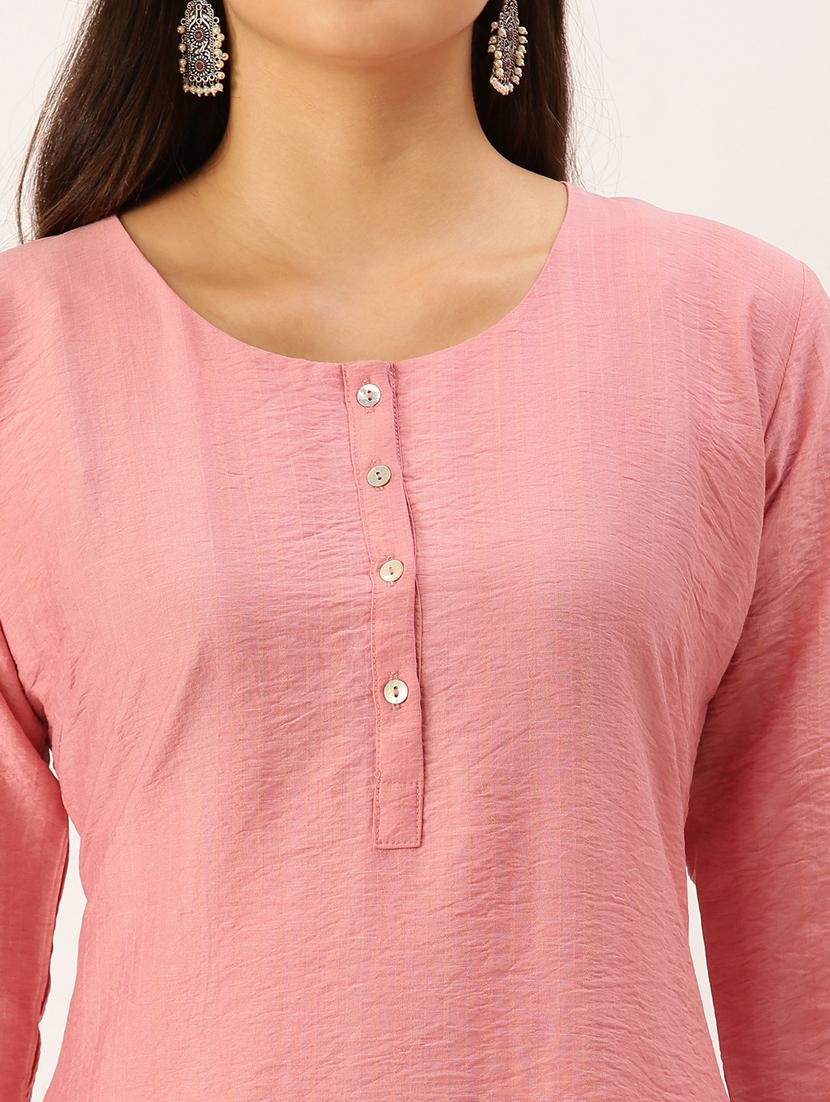 women's straight kurta - 18390210 - Standard Image - 3