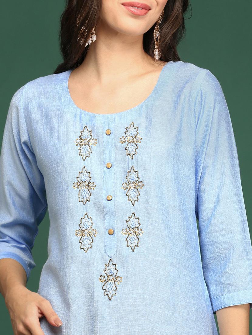 women's straight kurta - 18390225 - Standard Image - 5