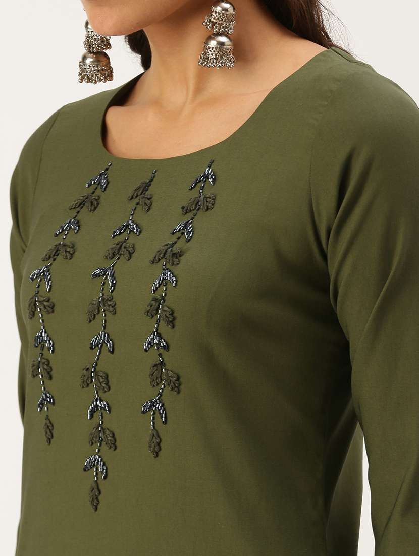 women's straight kurta - 18390233 -  Standard Image - 3