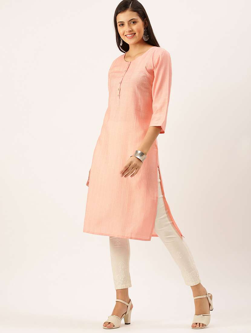 women's straight kurta - 18390250 -  Zoom Image - 0