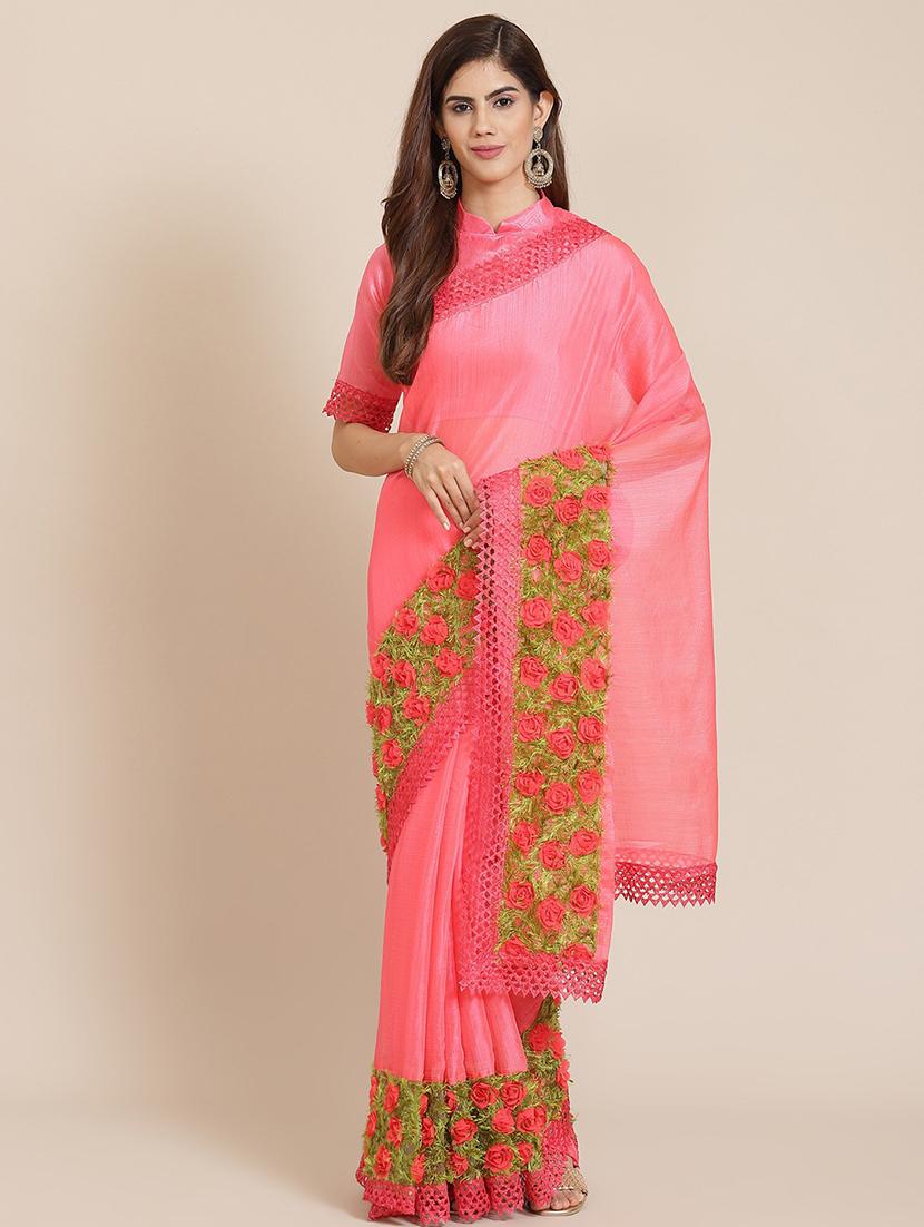 women's embroidered saree - 18390257 - Zoom Image - 0