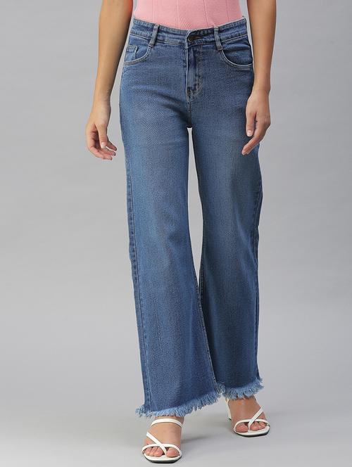 high rise stone wash jean - 18390348 -  Standard Image - 0