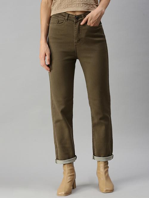 high rise stone wash jean - 18390359 - Standard Image - 0