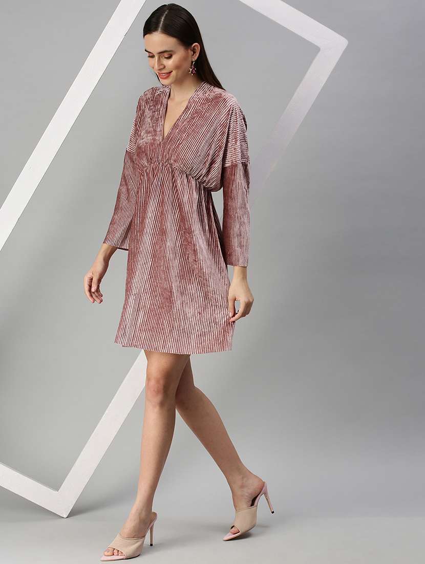 women's  self design dress - 18390452 -  Standard Image - 3