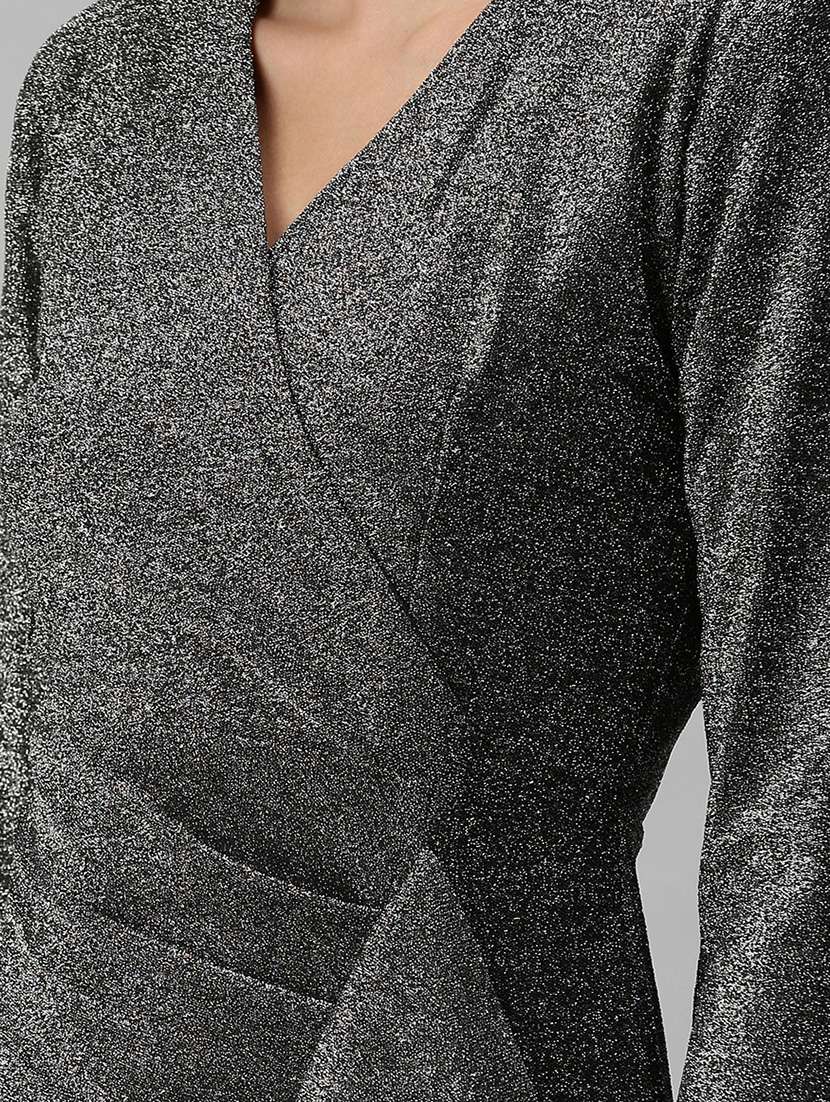 v-neck embellished bodycon dress - 18390461 -  Standard Image - 3