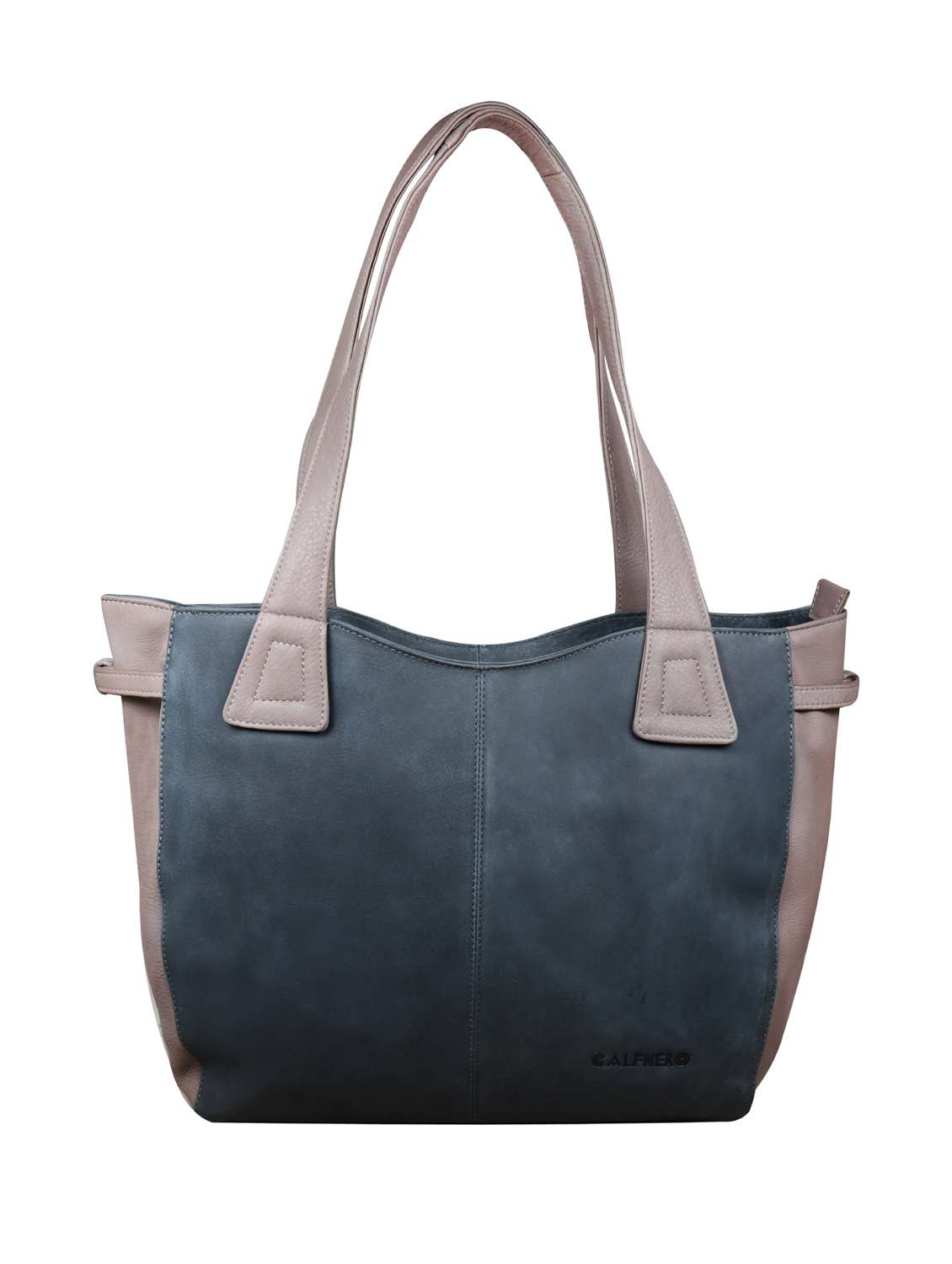 grey solid regular handbag