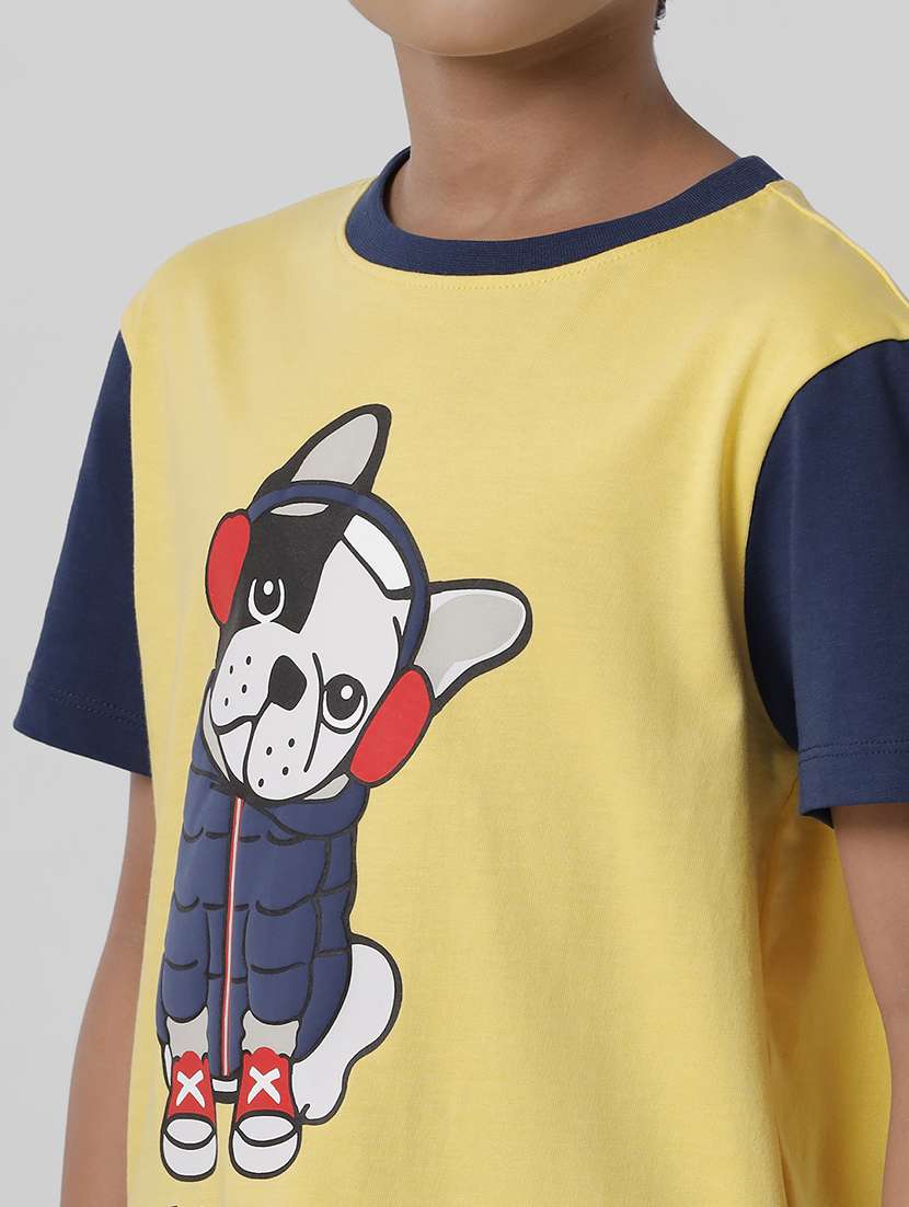 yellow graphic regular t-shirt - 18391642 -  Standard Image - 5