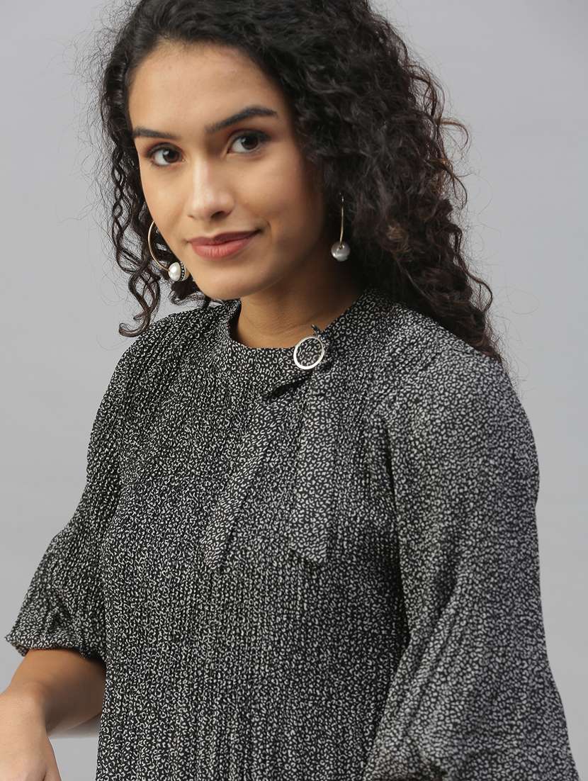 women's straight mock neck top - 18392032 -  Standard Image - 5