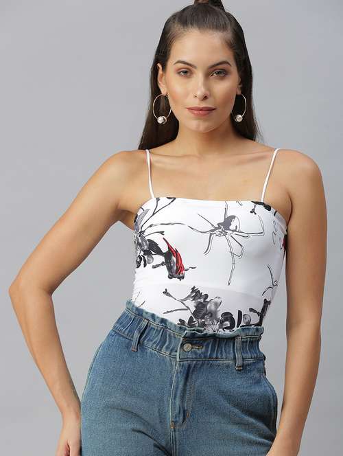 women's straight shoulder strap top - 18392204 - Standard Image - 0
