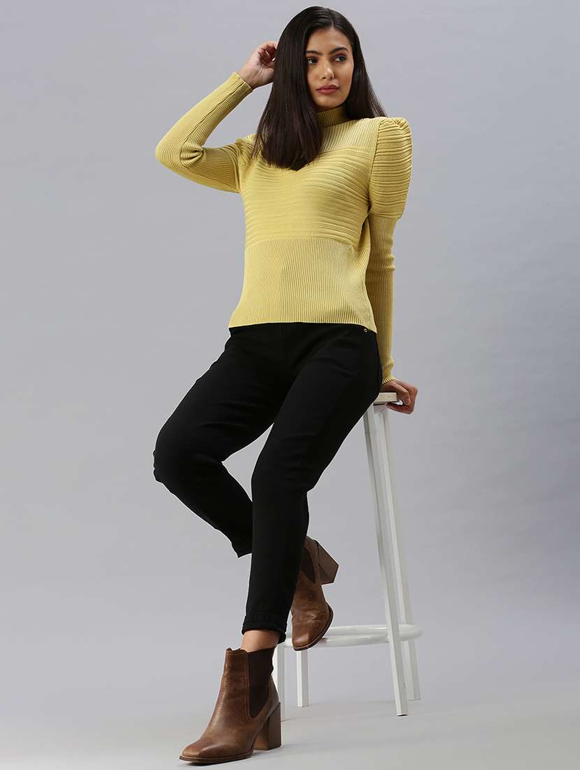 women's straight high neck top - 18392241 -  Standard Image - 3