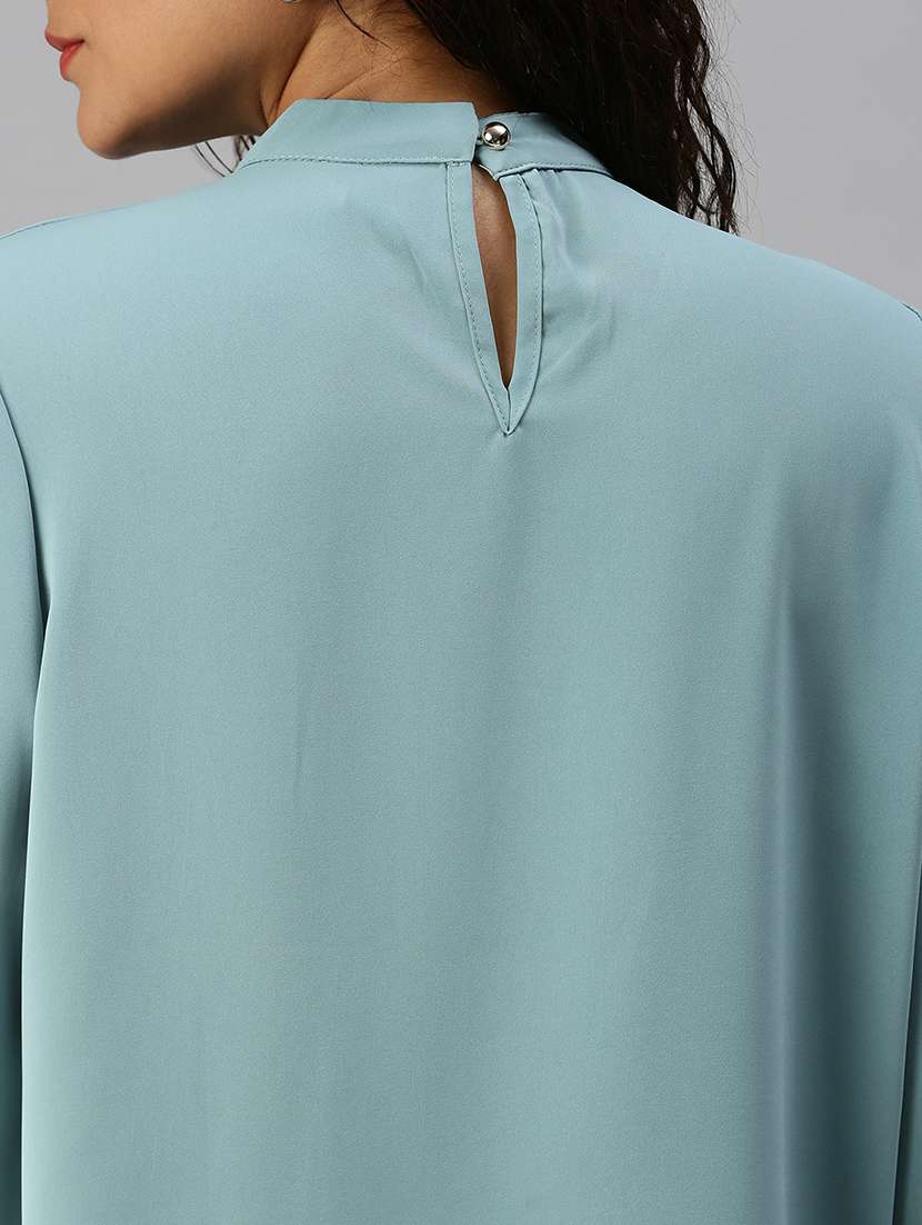 women's straight mock neck top - 18392273 -  Standard Image - 5