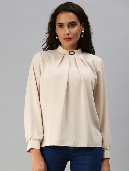 women's straight mock neck top - 18392274 -  Standard Image - 0