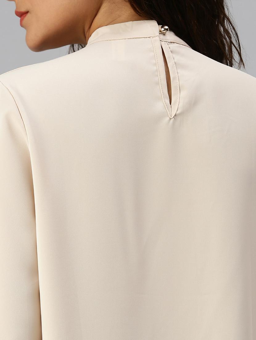 women's straight mock neck top - 18392274 - Standard Image - 5