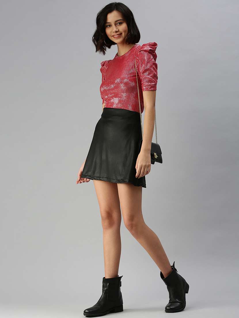 women's straight round neck top - 18392331 -  Standard Image - 3