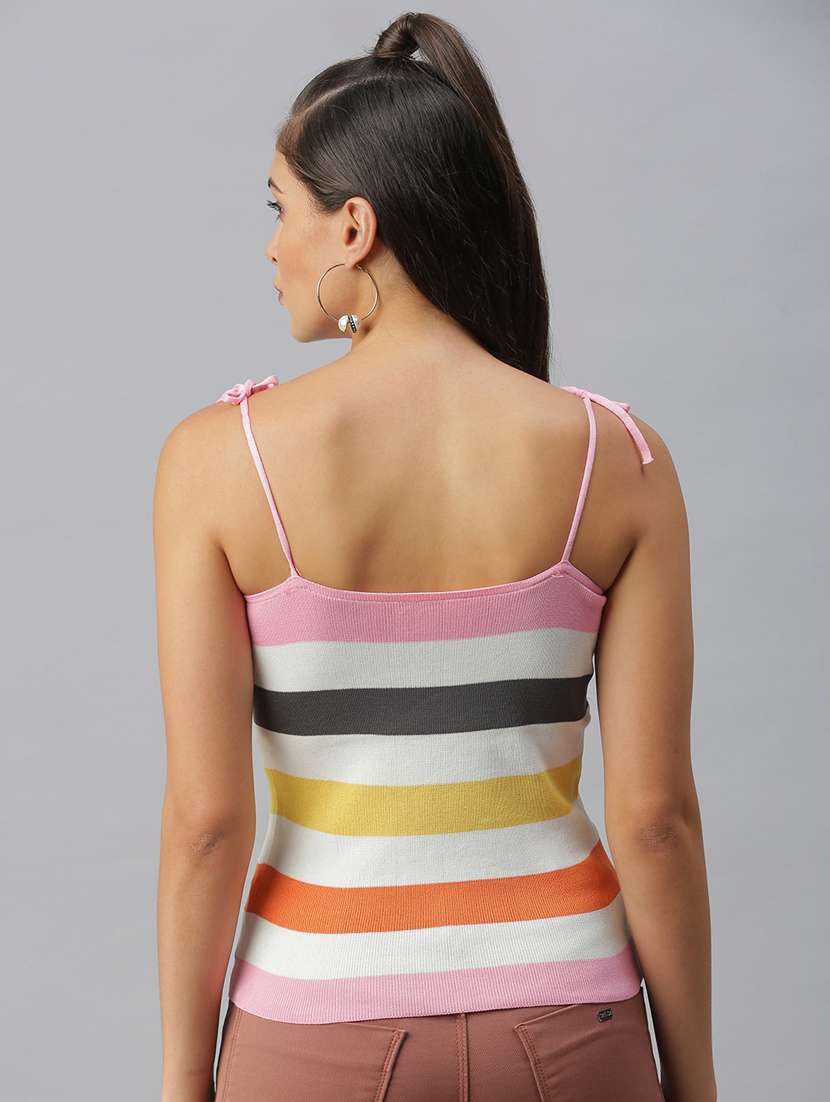 women's straight shoulder strap top - 18392668 -  Standard Image - 3