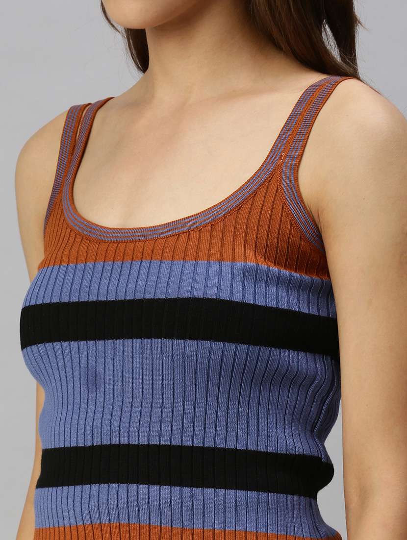 women's straight shoulder strap top - 18392670 -  Standard Image - 5