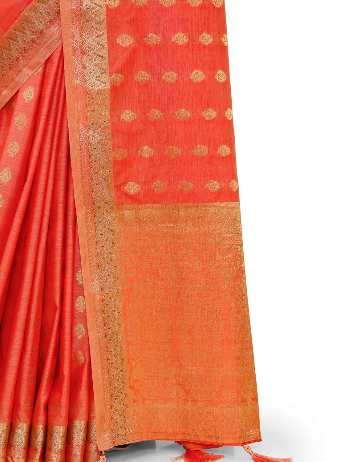 pink silk blend saree with blouse - 18392766 -  Standard Image - 3