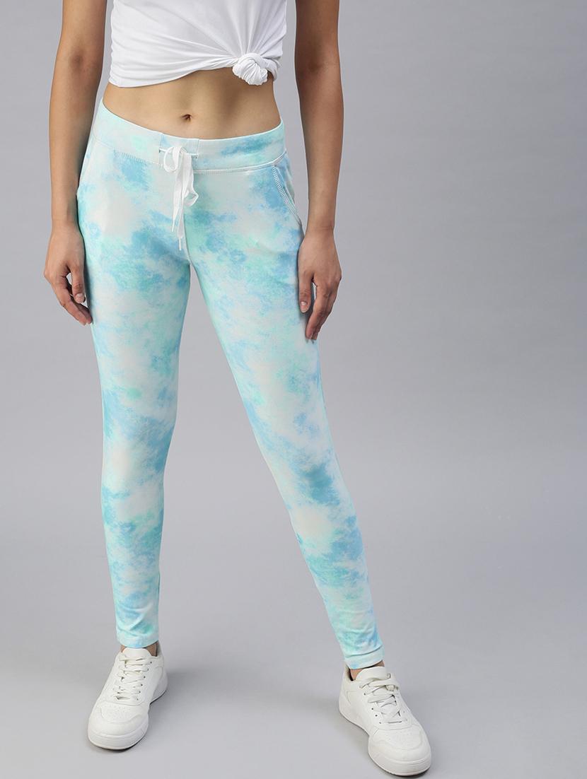 blue printed track pant - 18392937 - Zoom Image - 0