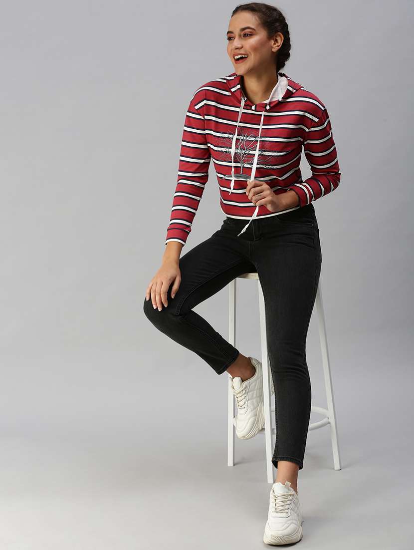 women's striped sweatshirt - 18392976 -  Standard Image - 3