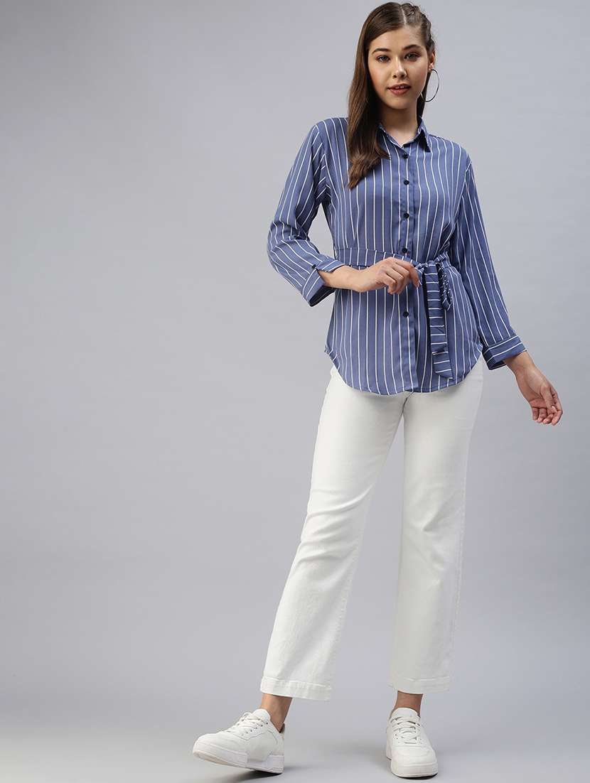 long sleeved striped regular shirt - 18393460 -  Standard Image - 3
