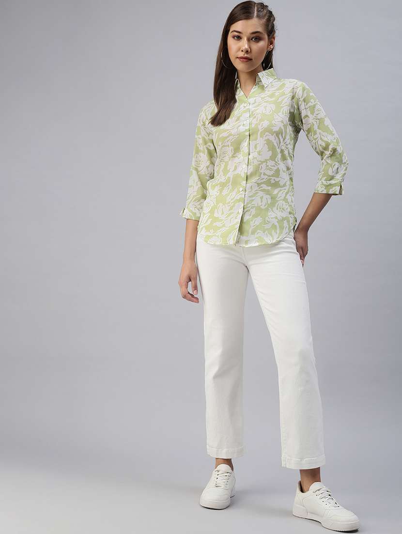 long sleeved printed regular shirt - 18393462 - Standard Image - 3