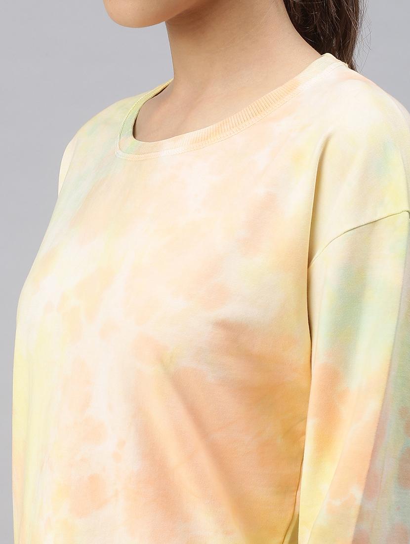 long sleeved tie & dye top and trouser set - 18393465 - Standard Image - 5