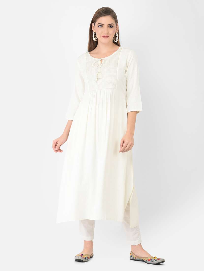 women's a-line kurta - 18393529 - Standard Image - 3