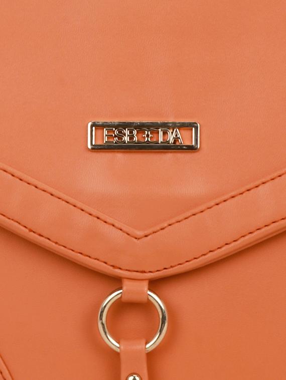 orange solid regular sling bag - 18393697 - Standard Image - 3